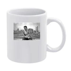 Mohammed Ali Punch Tshirt White Mug
