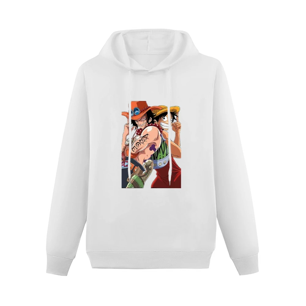 Monkey D Luffy and portgas D Ace one pice anime manga Men Hoodie Without Pocket