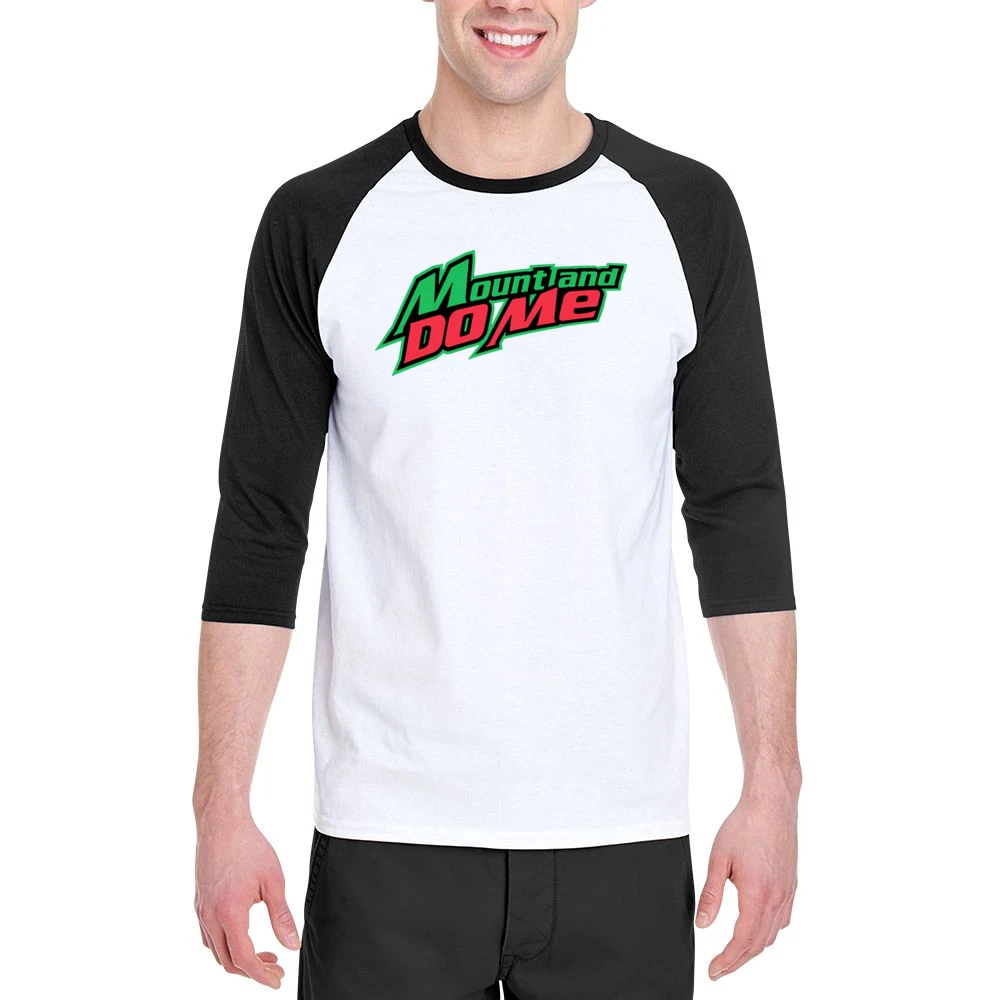 Mount And Dew Me Funny Men 3/4 Sleeve T-Shirt