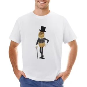 Mr Peanut New Logo Planters Peanuts Snack Asian Size Men T-Shirt