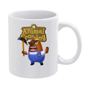 Mr Resetti From Animal Crossing Nintendo Video Game Fan White Mug