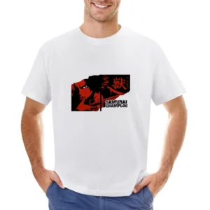 Mugen Mix Style swordship samurai champloo anime manga Asian Size Men T-Shirt