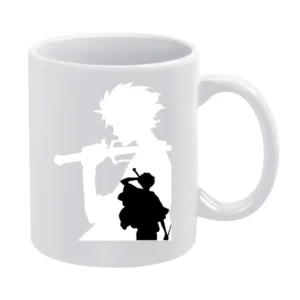 Mugen Shadow black and white samurai champloo anime manga White Mug
