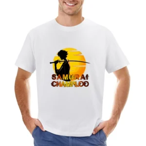 Mugen The Mix samurai Champloo anime manga over the sun Asian Size Men T-Shirt