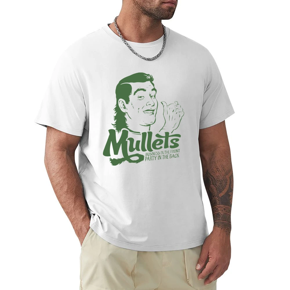 Mullets Funny Joke Retro 80s Premium Men T-shirt