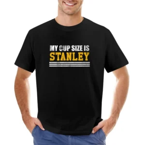 My Cup Size Is Stanley Funny Ladies Hockey Playoffs Graphic Nashville Asian Size Men T-Shirt