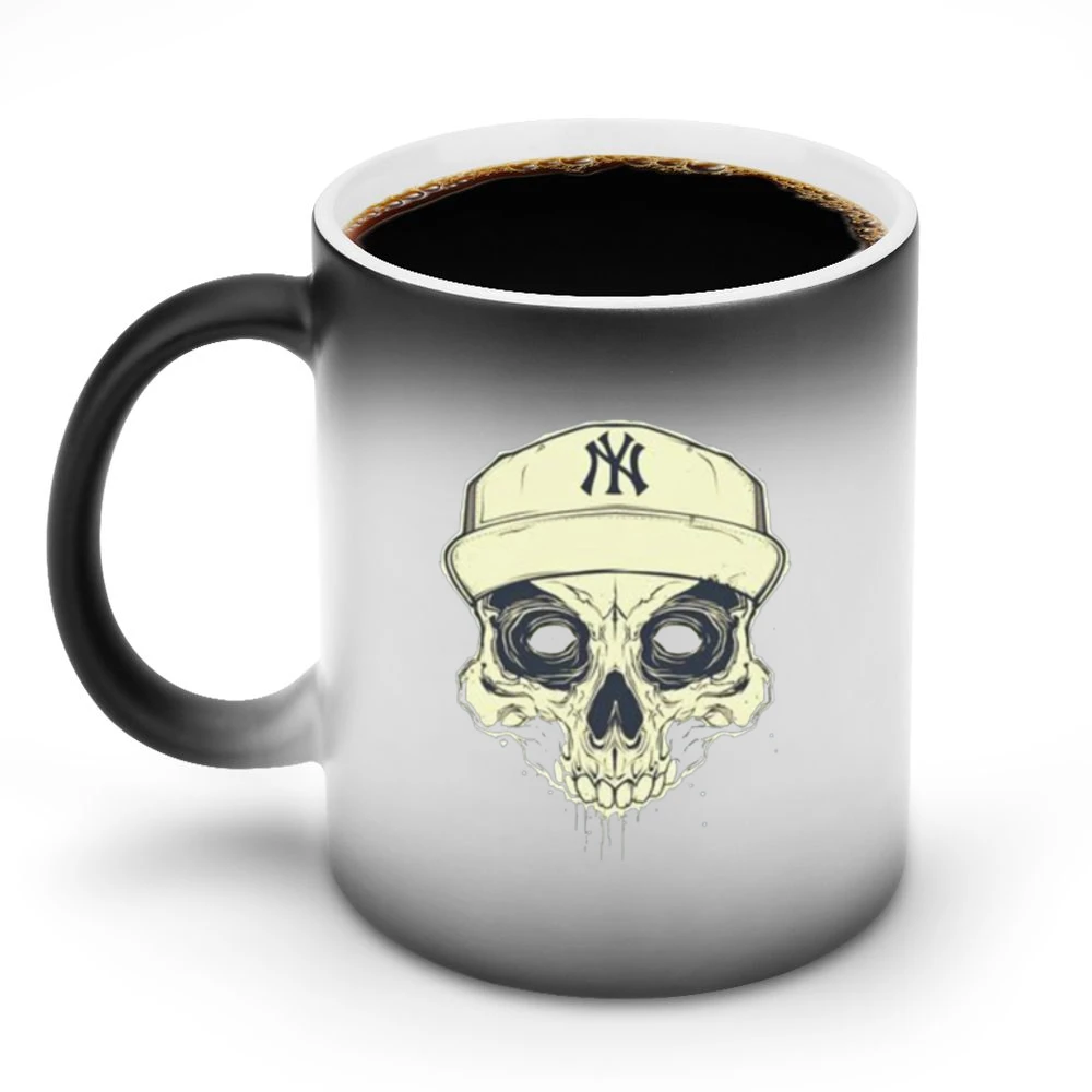 NY Skull Discoloration Mug