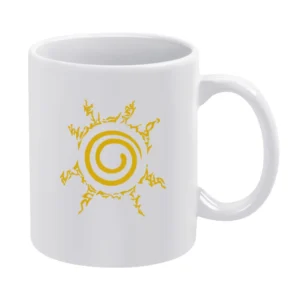 Naruto Nine Tails Kyuubi Chakra White Mug