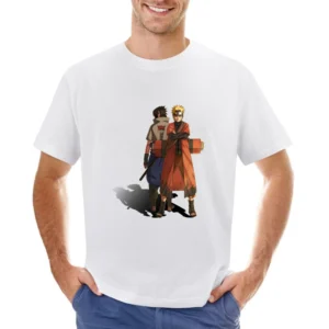 Naruto Uzumaki Sage scroll - Sasuke Uchiha Kusanagi sword Akatsuki ani Asian Size Men T-Shirt