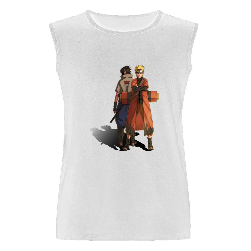 Naruto Uzumaki Sage scroll - Sasuke Uchiha Kusanagi sword Akatsuki ani Men Sleeveless T-Shirt