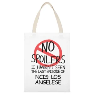 Ncis Los Angeles No Spoilers Last Episode Tv Funny White Canvas Tote Shopping Bag