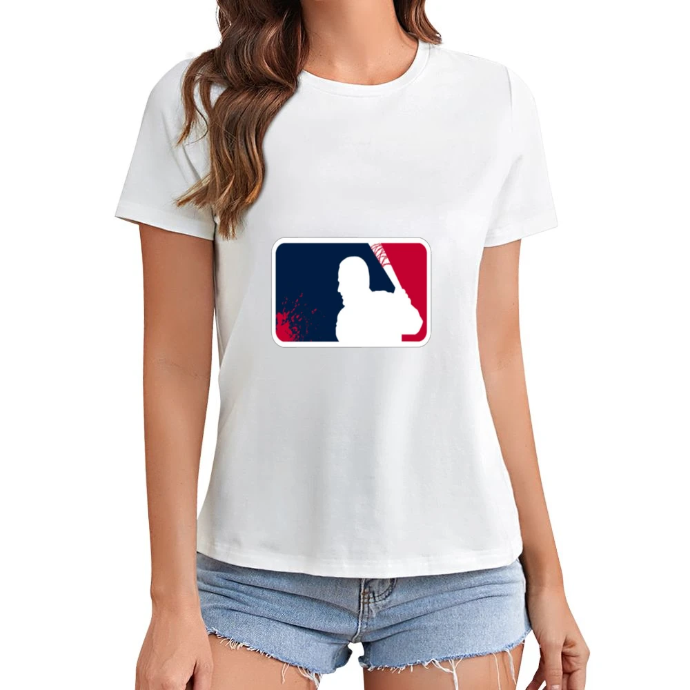Negan MLB tshirt Asian Size Women Ladies T-shirt