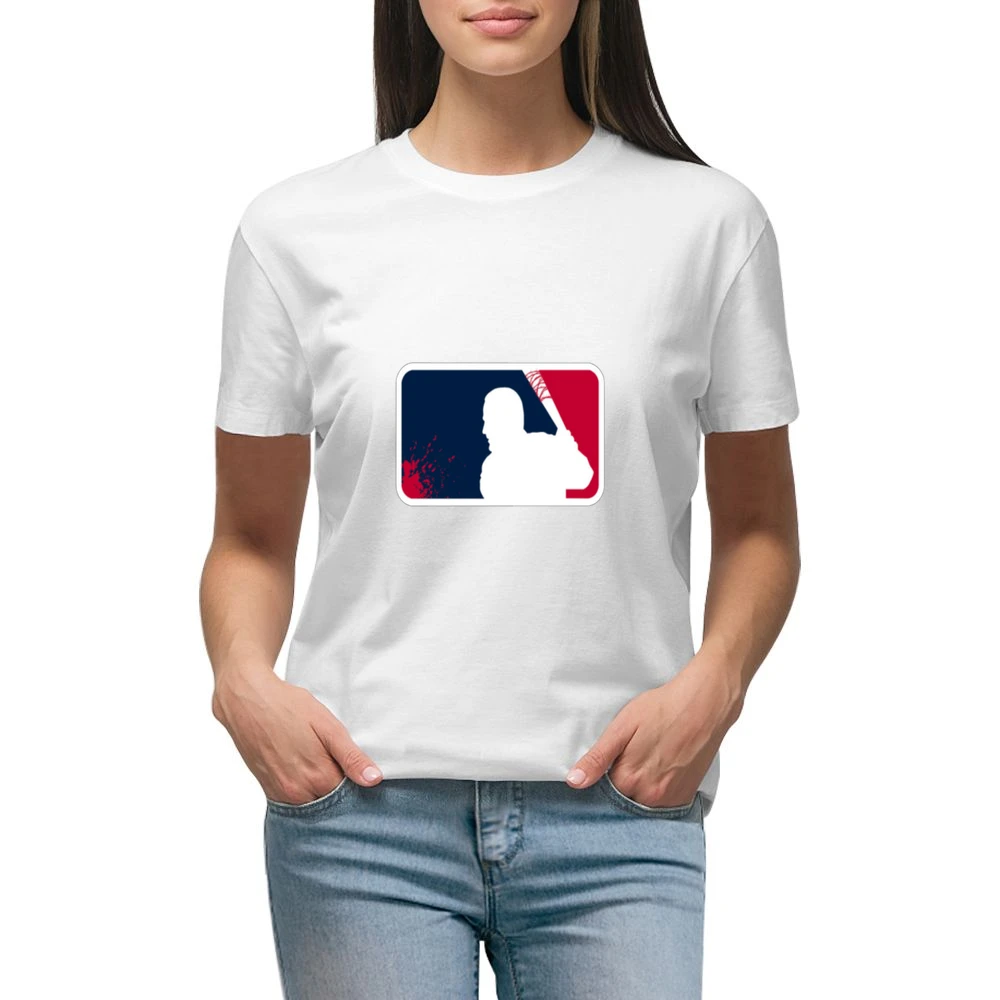 Negan MLB tshirt Premium Women Ladies T-shirt