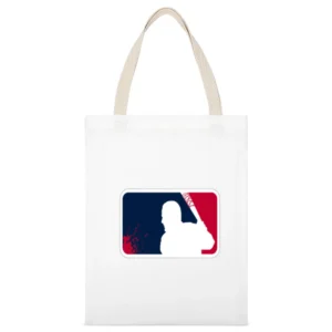 Negan MLB tshirt White Canvas Tote Shopping Bag