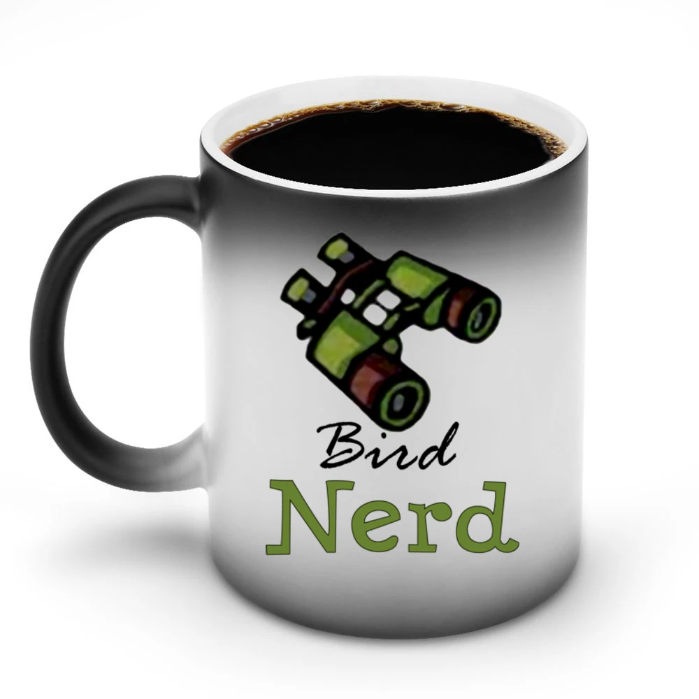 Nerd bird watcher Discoloration Mug