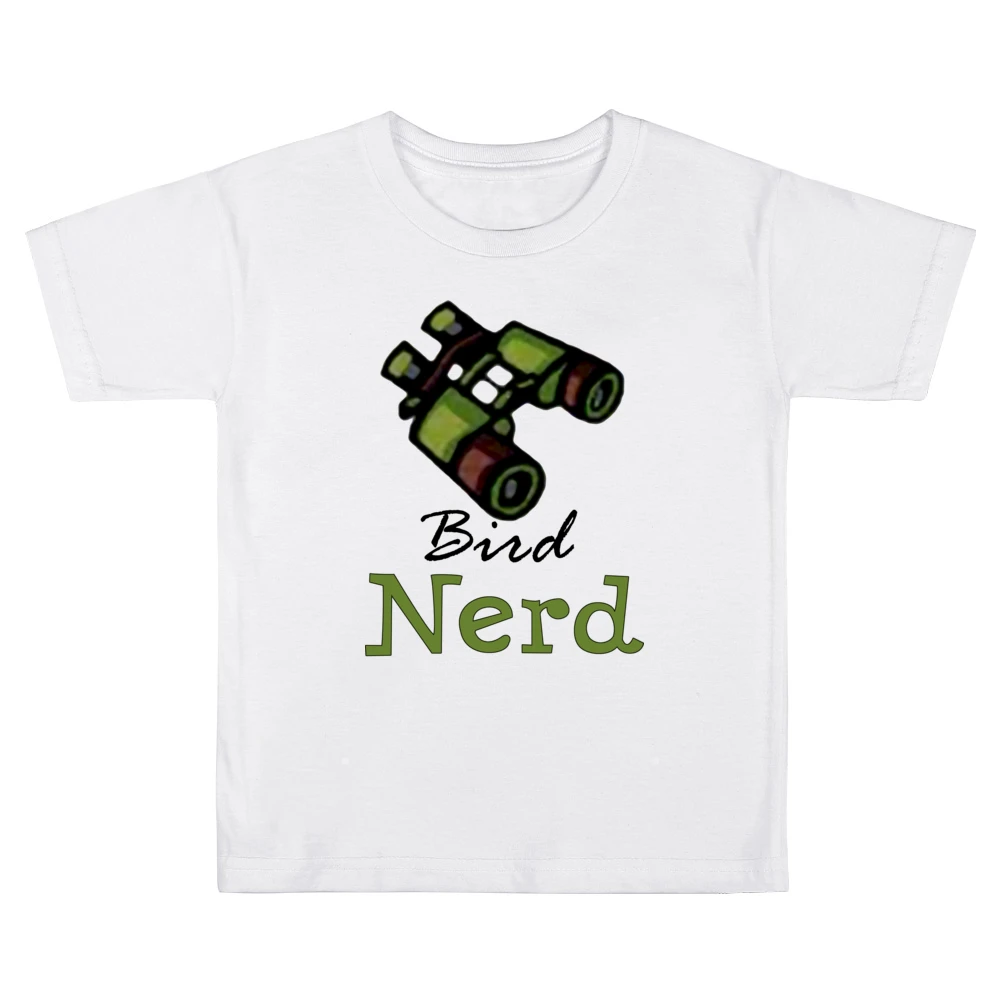 Nerd bird watcher Kids Boys Girls T-Shirt