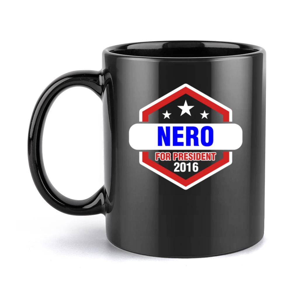 Nero For President 2016 Sons of Anarchy TV Show Black Mug