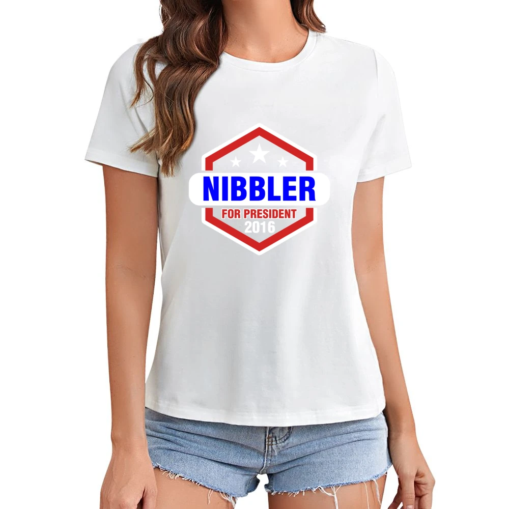 Nibbler For President 2016 Futurama TV Show Asian Size Women Ladies T-shirt