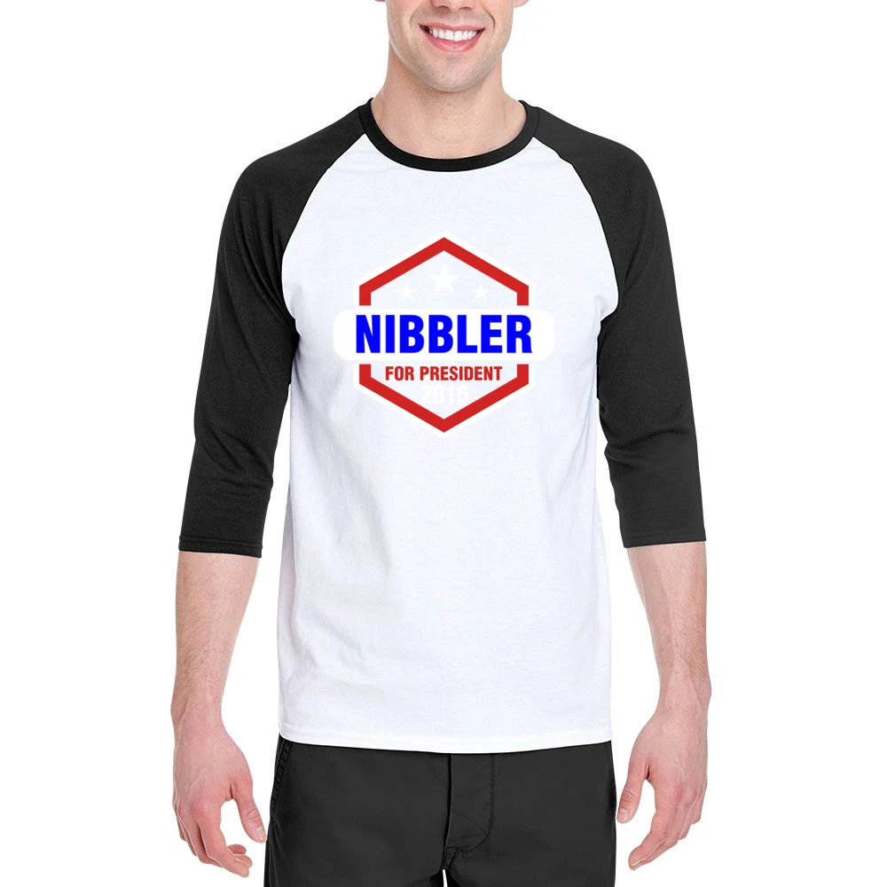 Nibbler For President 2016 Futurama TV Show Men 3/4 Sleeve T-Shirt