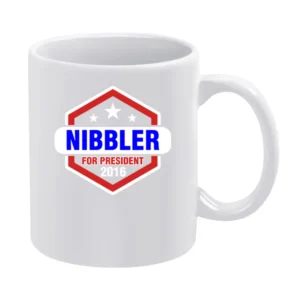 Nibbler For President 2016 Futurama TV Show White Mug