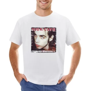 Nick Cave From Her To Eternity Album Cover Distressed Image Asian Size Men T-Shirt
