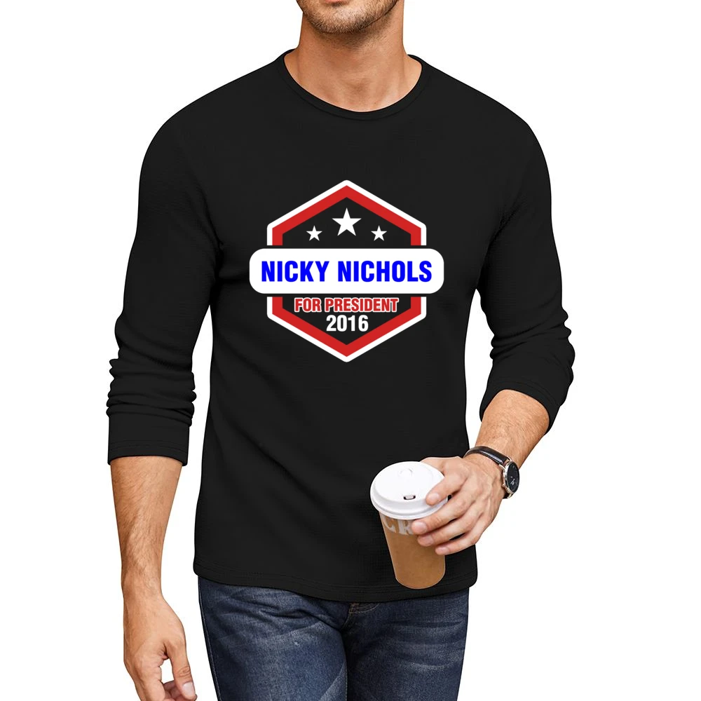 Nicky Nichols For President 2016 Orange is the New Black TV Show T Shi Men CrewNeck Long Sleeve T-Shirt