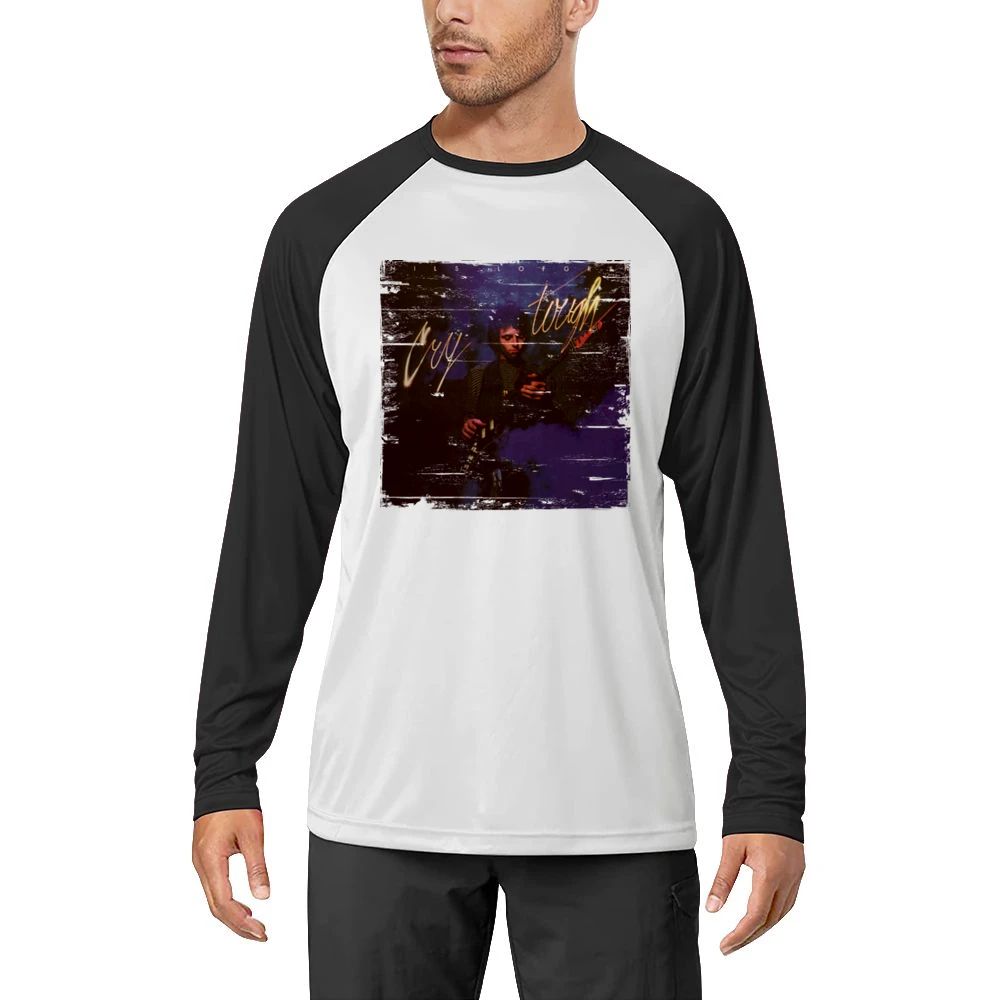 Nils Lofgren Cry Tough Album Cover Distressed Image Men Long Sleeve T-Shirt