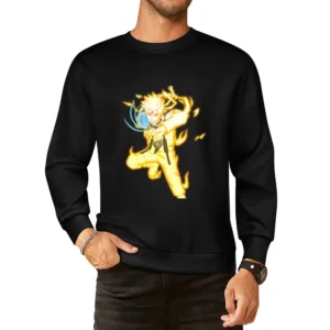 Nine-Tails Chakra Mode Rasengan naruto anime manga European Size Pullover Sweater