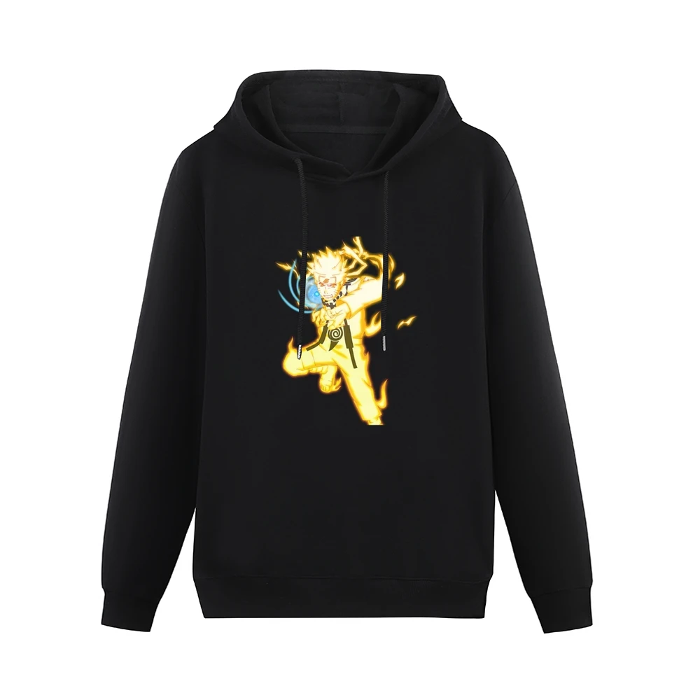 Nine-Tails Chakra Mode Rasengan naruto anime manga Men Hoodie Without Pocket