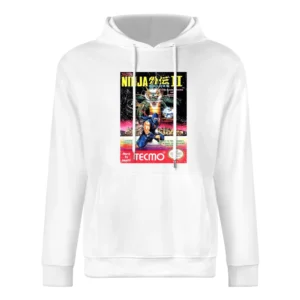 Ninja Gaiden 2 Nes Nintendo Old School Retro Video Game Fan Distressed European Size Men Hoodie