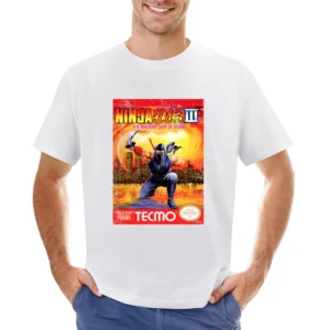 Ninja Gaiden 3 Nes Nintendo Old School Retro Video Game Fan Distressed Asian Size Men T-Shirt
