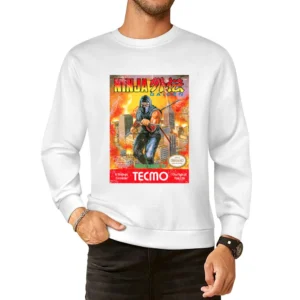 Ninja Gaiden Nes Nintendo Old School Retro Video Game Fan Distressed T European Size Pullover Sweater