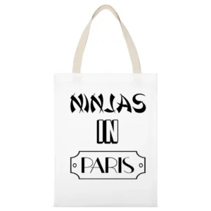 Ninjas In Paris Popular Liam Payne Band White Canvas Tote Shopping Bag