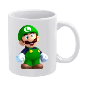 Nintendo Luigi Tshirt (all Styles And Colors Available) White Mug