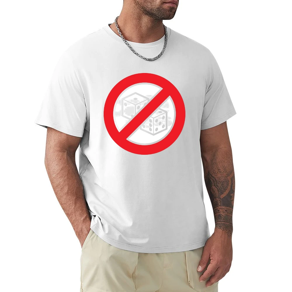 No Dice Funny Anti Game Gambling Premium Men T-shirt
