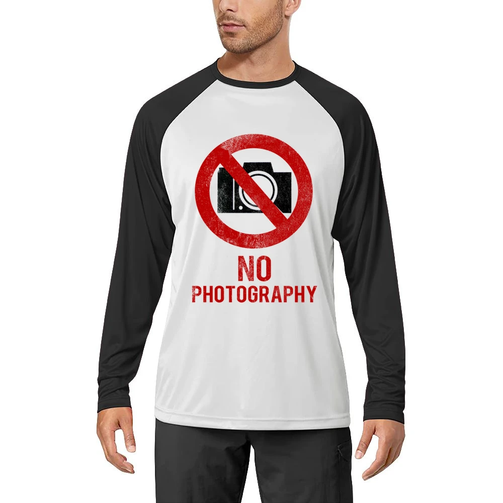 No Photography Fun Celebrity vs Paparazzi Popular Graphic Hollywood T Men Long Sleeve T-Shirt