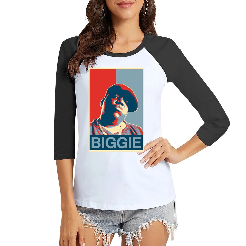 Notorious Big Hope Women Ladies 3-4 Sleeve T-Shirt