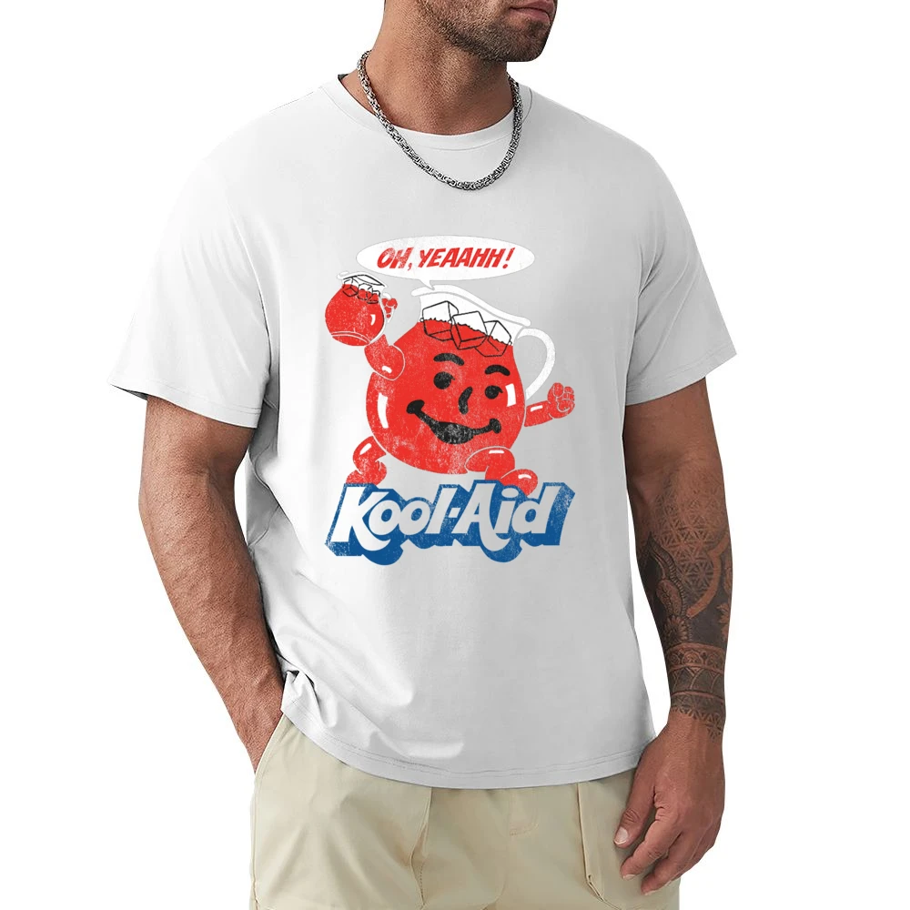 Oh Yeahhh Kool Aid Funny Juice Man Vintage Distressed Style Graphic T Premium Men T-shirt