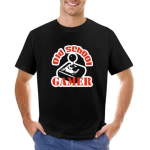 Old School Gamer Cool Retro Asian Size Men T-Shirt