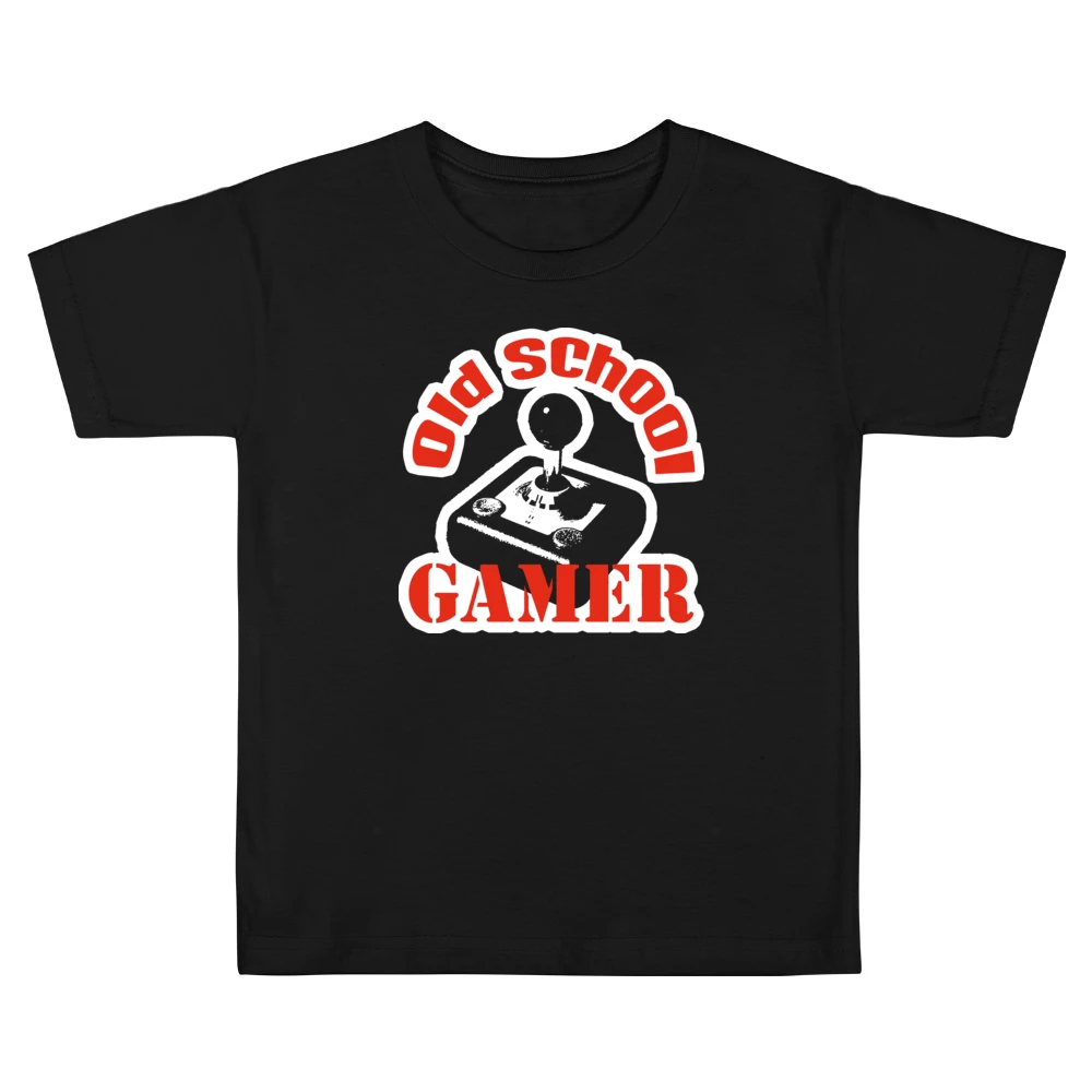 Old School Gamer Cool Retro Kids Boys Girls T-Shirt
