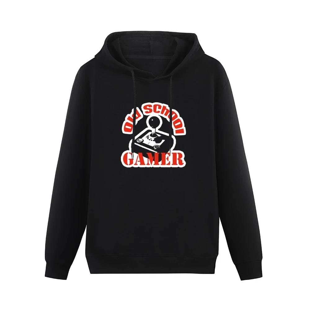 Old School Gamer Cool Retro Men Hoodie Without Pocket