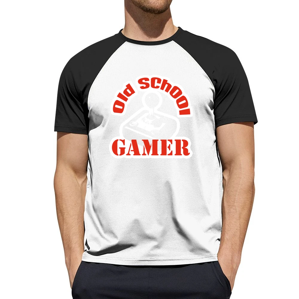 Old School Gamer Cool Retro Men Short Sleeve T-Shirt