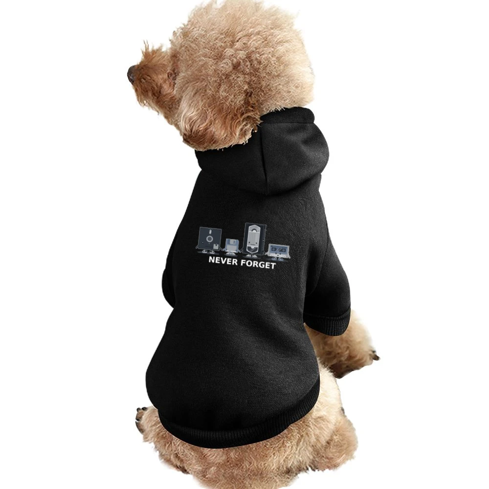 Old computer video data floppy - never forget us - white text Pet Apparel Clothes