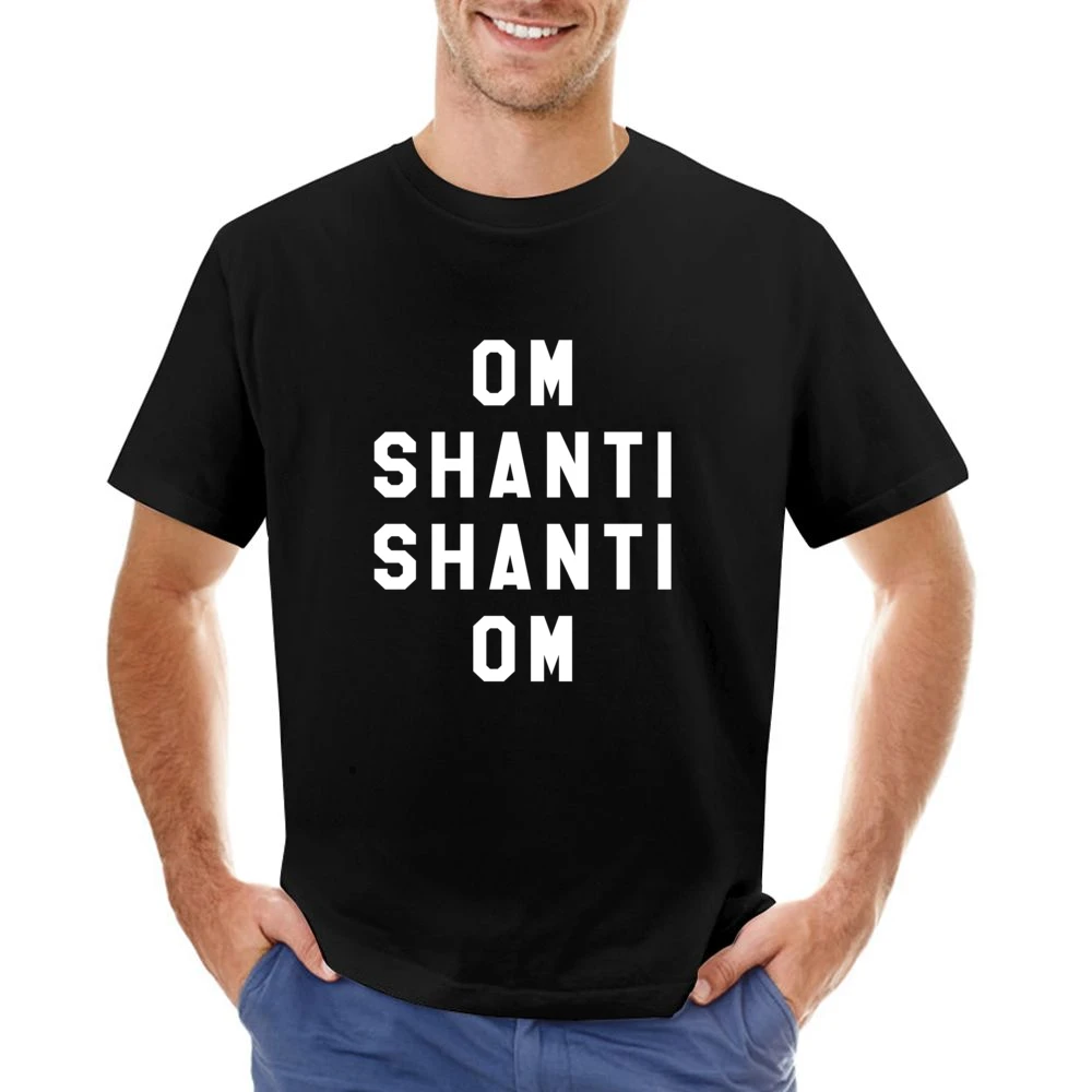 Om Shanti Shanti Om Popular Miley Cyrus Celebrity Style Graphic Tank T Asian Size Men T-Shirt