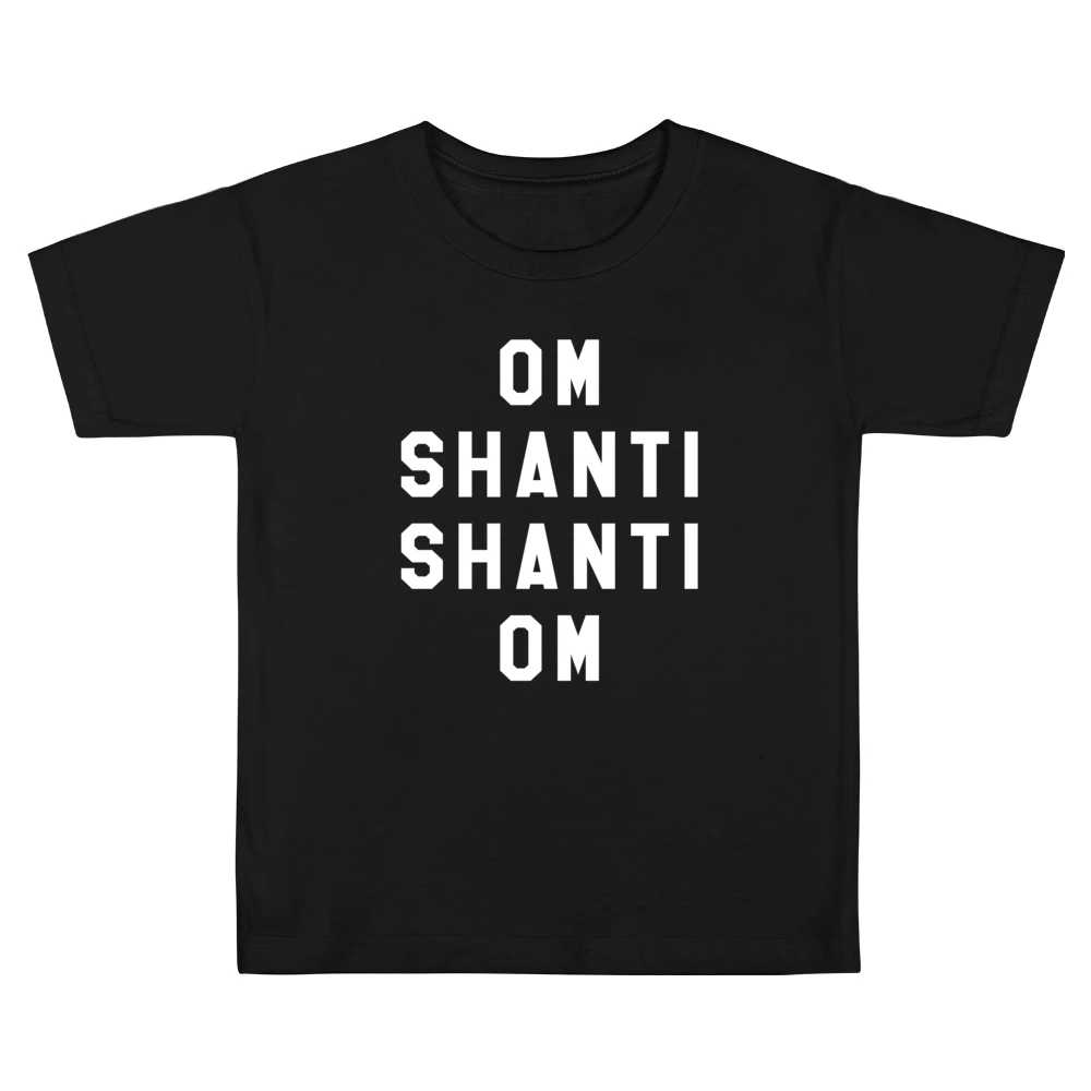 Om Shanti Shanti Om Popular Miley Cyrus Celebrity Style Graphic Tank T Kids Boys Girls T-Shirt