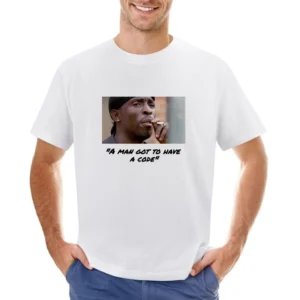 Omar Little Words Of Wisdom Asian Size Men T-Shirt