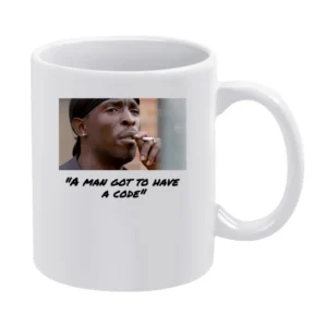 Omar Little Words Of Wisdom White Mug