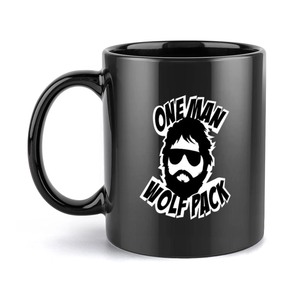 One Man Wolf Pack Hangover Tshirt (all Styles And Sizes Available) Black Mug