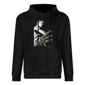 One Piece Roronoa Zoro pirates hunter strawhat member European Size Men Hoodie