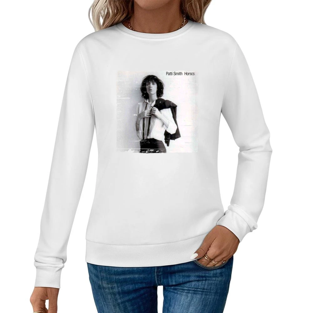 Orange Juice Texas Fever Album Cover Distressed Image Women Pullover Sweatshirt